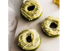 烤箱版非油炸抹茶柚子甜甜圈，適合小白！